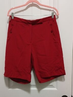 LPGA Classic Red Women's Bermuda Shorts SZ 10